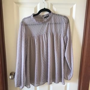 Lavender long sleeve boutique top